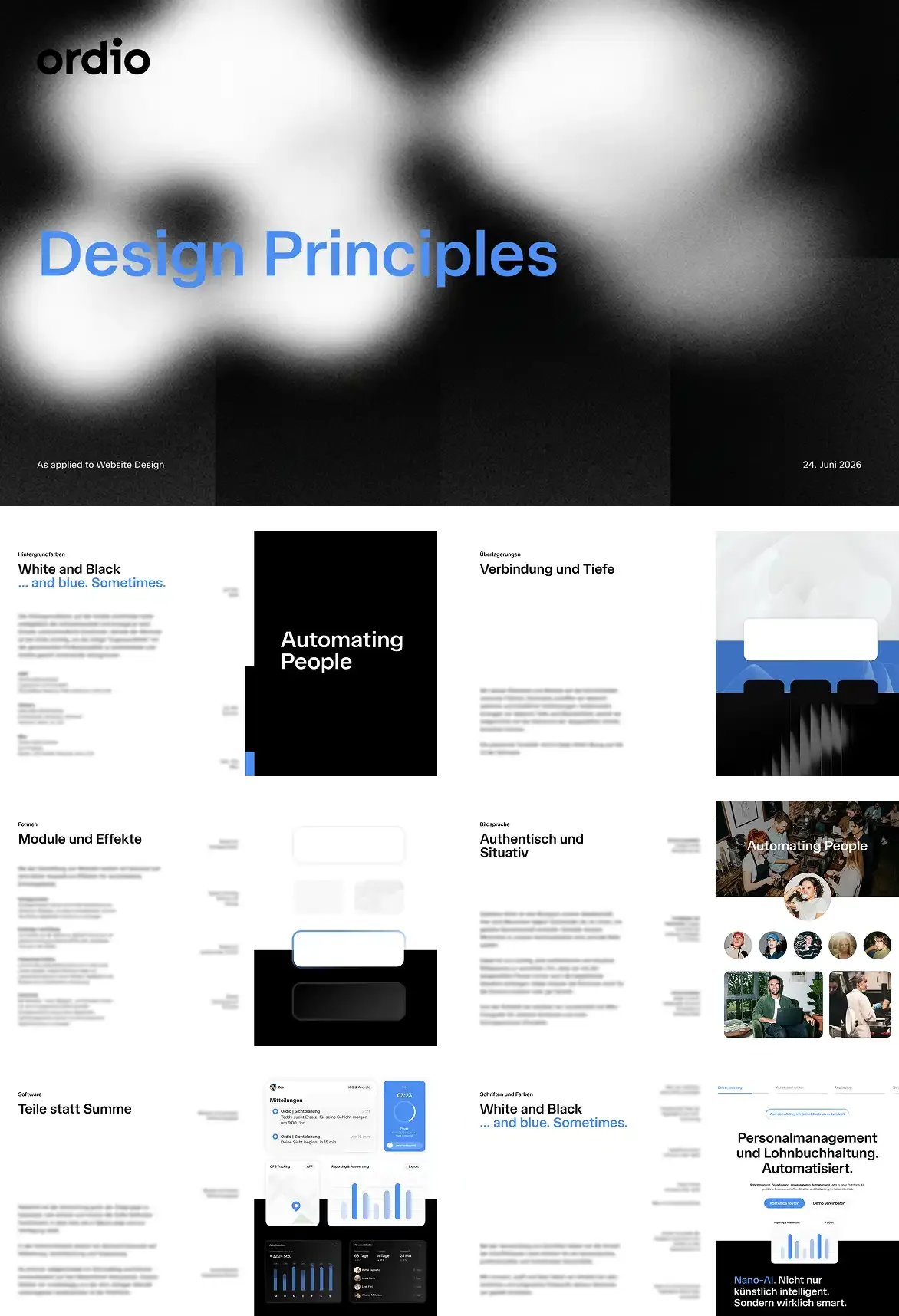 Mayolove Projects - Ordio - Design Principles