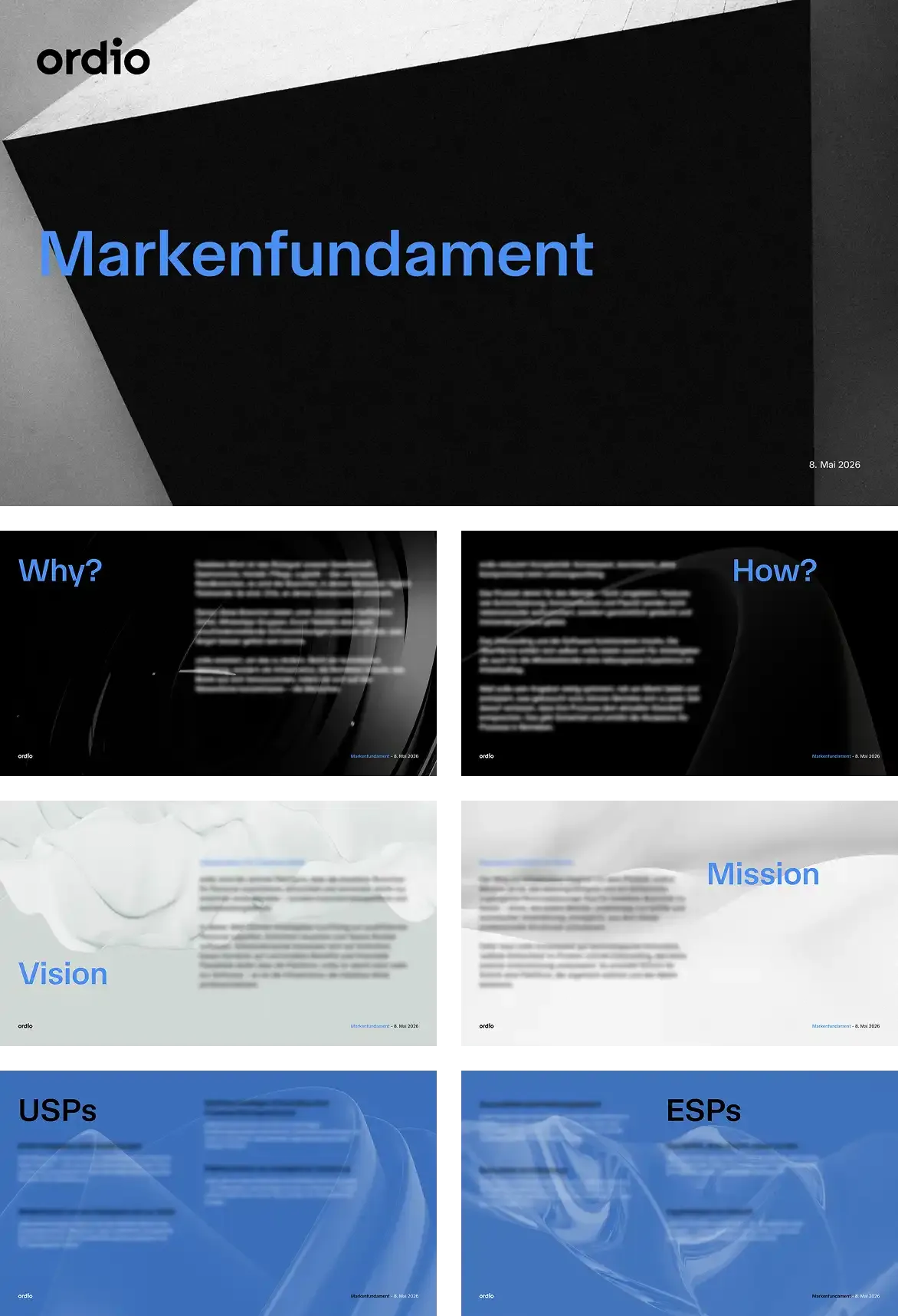 Mayolove Projects - Ordio - Markenfundament